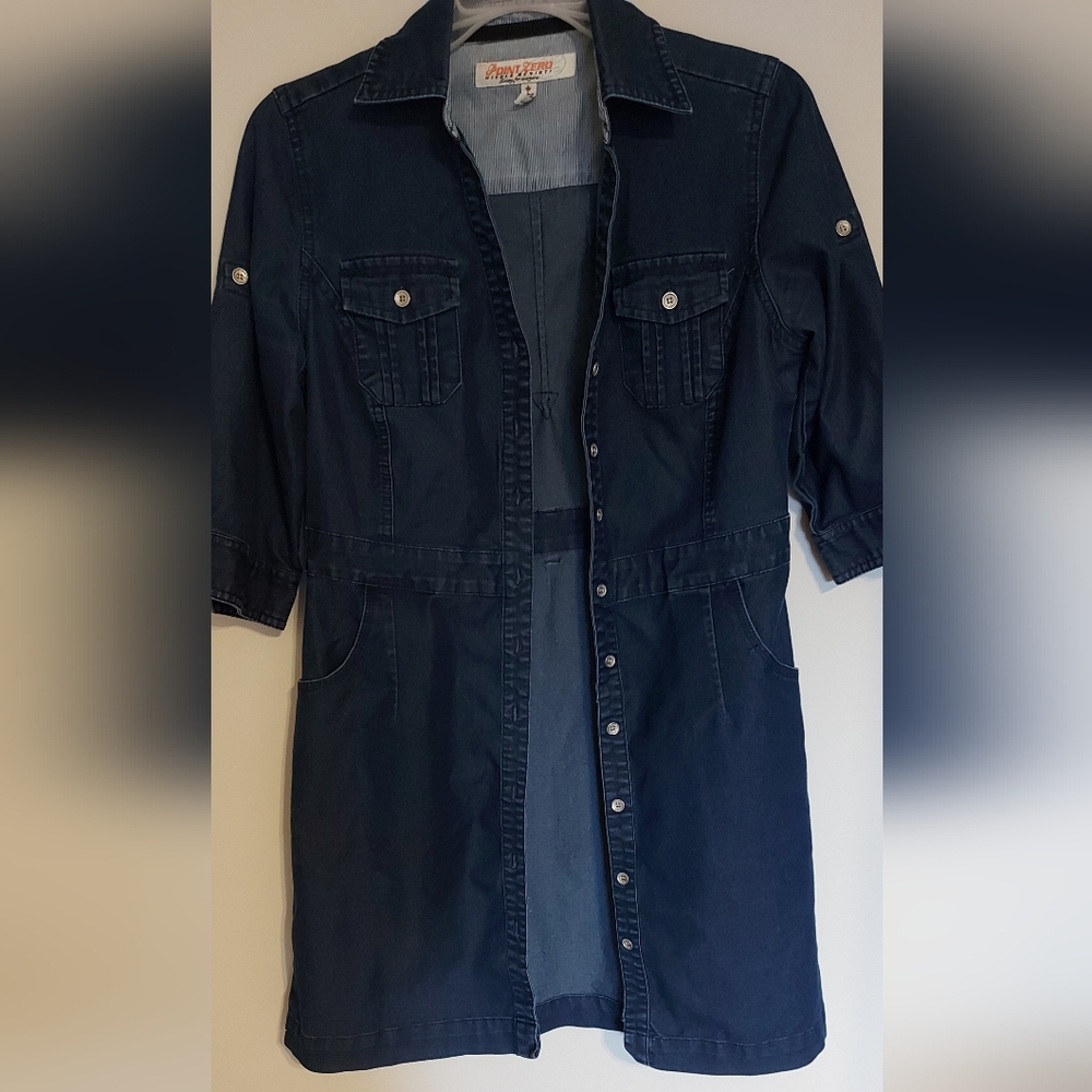 Point Zero Mini Denim Dress